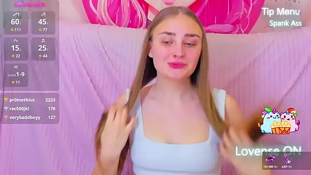 Snapshot of MilliStrii chatting on 01.03.25 MilliStrii online show from 01.03.25