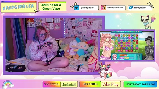 Snapshot of nerdgibbler chatting on 07.05.26 nerdgibbler online show from 07.05.26