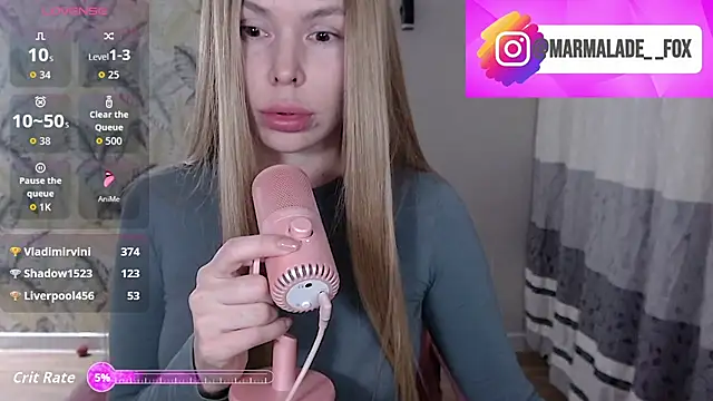 Marmalade Fox online show from 04.16.26