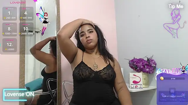 Snapshot of AichaBrown chatting on 02.25.25 AichaBrown online show from 02.25.25