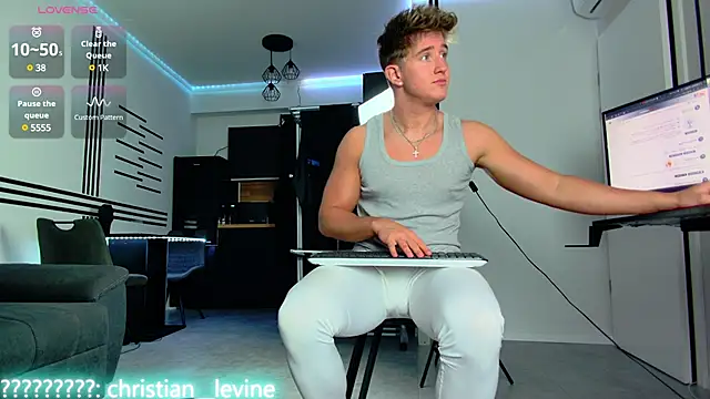 Snapshot of ChristianLevine_ chatting on 01.19.25 ChristianLevine online show from 01.19.25