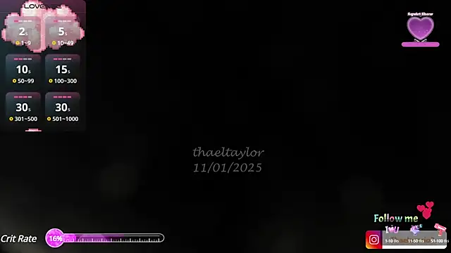  thaeltaylor online show from 01.17.25