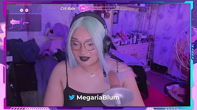 Snapshot of MegariaB chatting on 12.17.24 MegariaB online show from 12.17.24