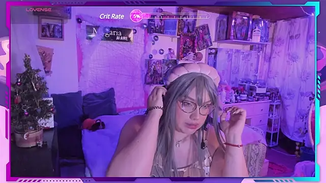 Snapshot of MegariaB chatting on 12.22.24 MegariaB online show from 12.22.24