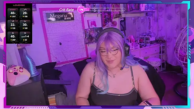 Snapshot of MegariaB chatting on 02.06.25 MegariaB online show from 02.06.25