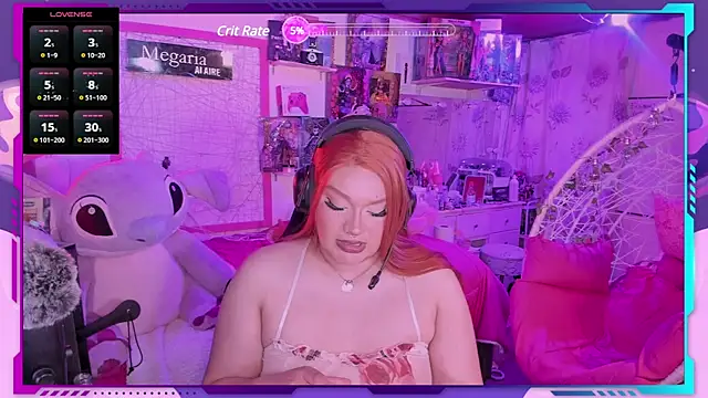 Snapshot of MegariaB chatting on 03.09.25 MegariaB online show from 03.09.25