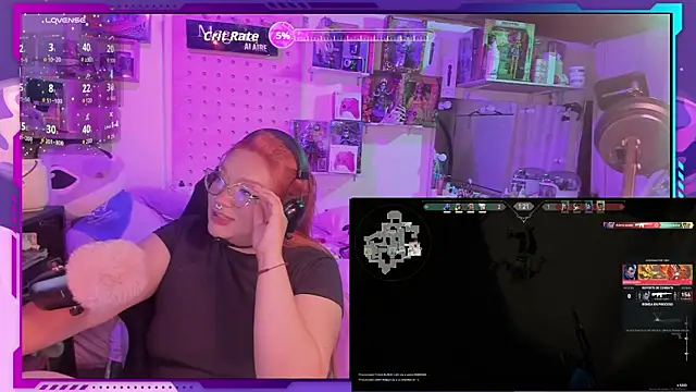 Snapshot of MegariaB chatting on 10.05.25 MegariaB online show from 10.05.25