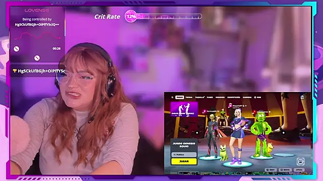 MegariaB online show from 11.14.25