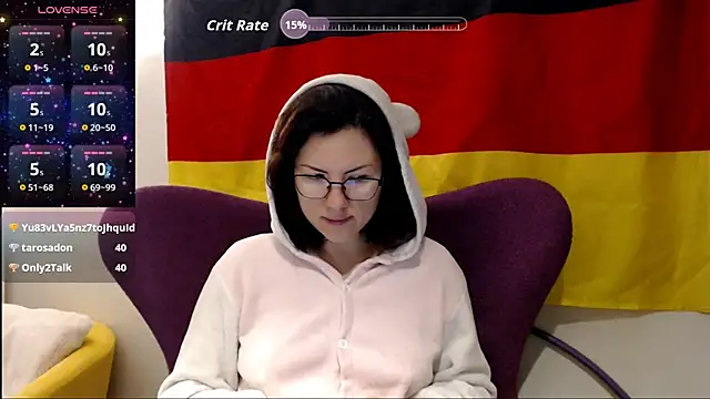 Snapshot of vaders_daughter chatting on 10.02.25 vaders daughter online show from 10.02.25