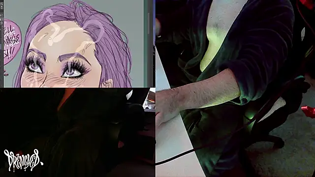 DrenchedArt online show from 12.27.24