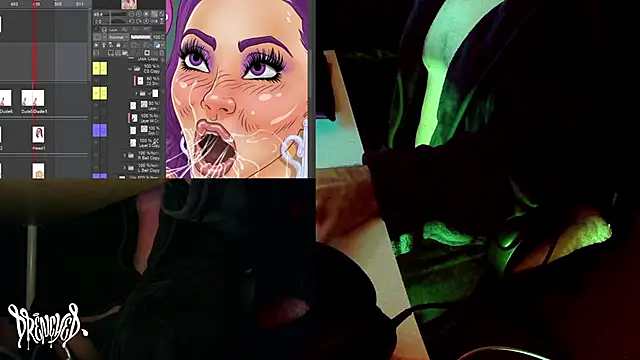 DrenchedArt online show from 01.13.25