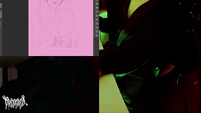 DrenchedArt online show from 02.21.25