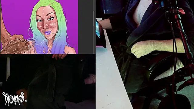 DrenchedArt online show from 03.07.25