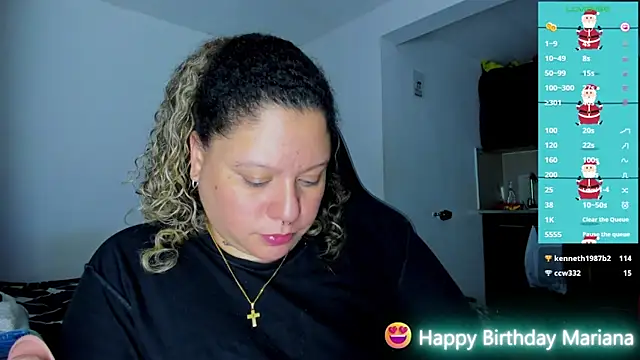 Snapshot of mariana_maze chatting on 12.26.24 mariana maze online show from 12.26.24