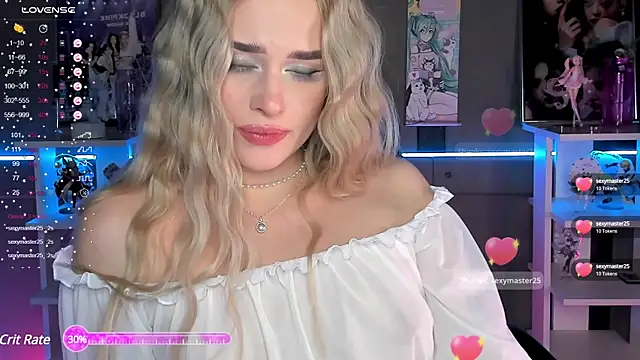 Snapshot of Ellen_Soft chatting on 01.05.25 Ellen Soft online show from 01.05.25