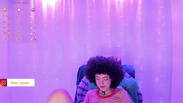 Snapshot of Alice_winter_ chatting on 12.25.24 Alice winter online show from 12.25.24