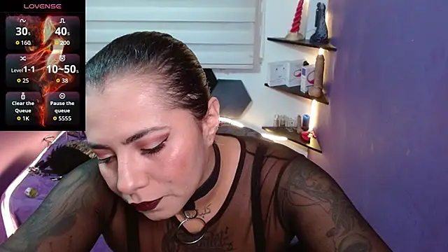 Alexa Slavehot777 online show from 10.08.25