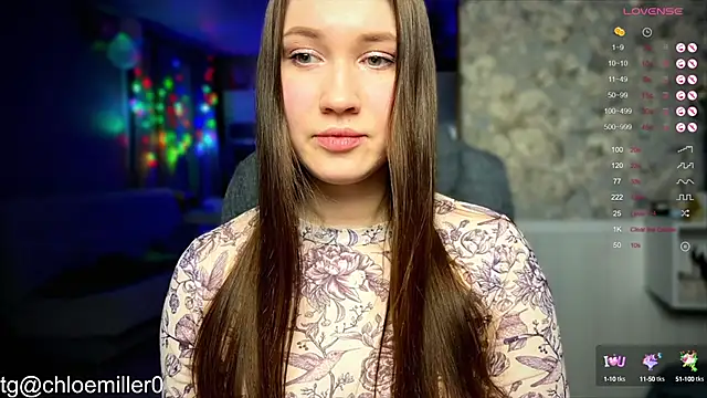 ChloeMillerMeow online show from 01.17.25