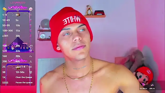 Snapshot of visaelX chatting on 02.20.25 visaelX online show from 02.20.25