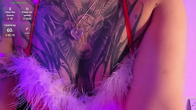 Snapshot of Akari1_Mischief chatting on 12.25.24 Akari1 Mischief online show from 12.25.24