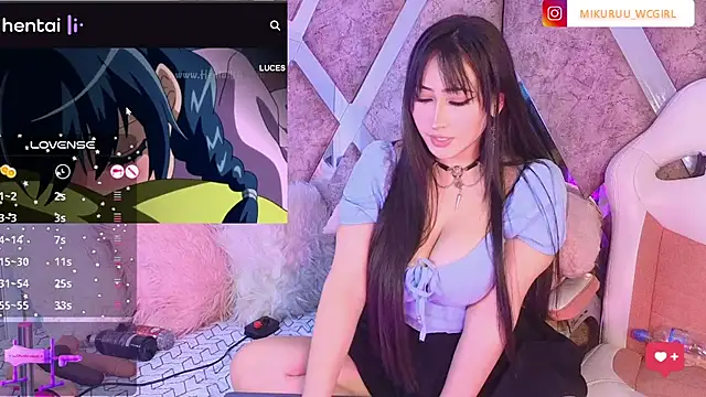 Snapshot of mikuru_hara chatting on 01.13.25 mikuru hara online show from 01.13.25
