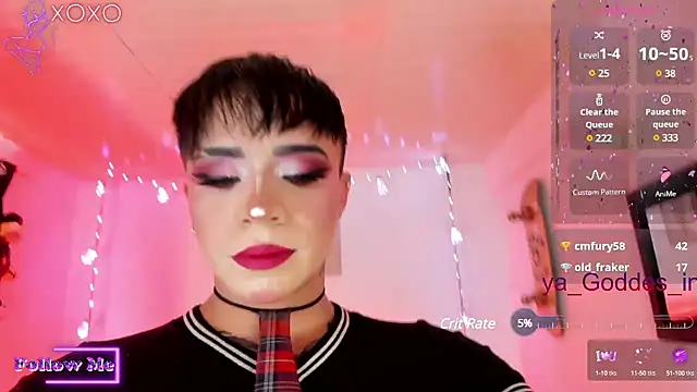 Snapshot of freya_goddes_ chatting on 12.14.24 freya goddes  online show from 12.14.24