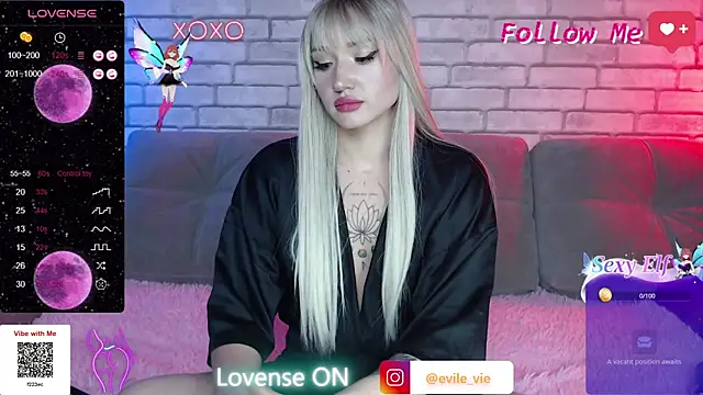 Eva Evile online show from 12.27.24