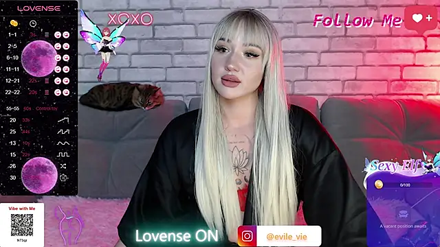 Eva Evile online show from 02.09.25