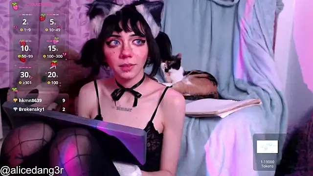 Alicedangerrr online show from 02.13.25