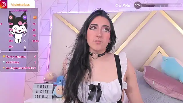 Snapshot of Violettbloss chatting on 02.07.25 Violettbloss online show from 02.07.25