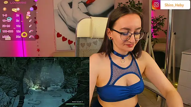 Snapshot of ShiroHeby chatting on 03.03.25 ShiroHeby online show from 03.03.25
