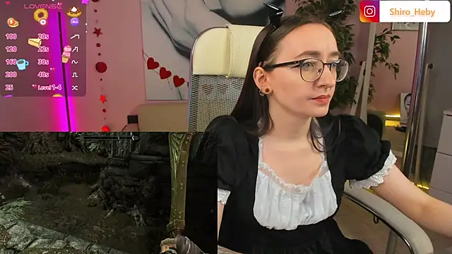 Snapshot of ShiroHeby chatting on 03.07.25 ShiroHeby online show from 03.07.25