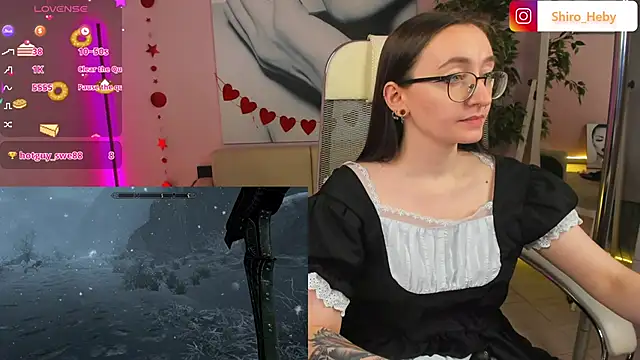 Snapshot of ShiroHeby chatting on 03.07.25 ShiroHeby online show from 03.07.25