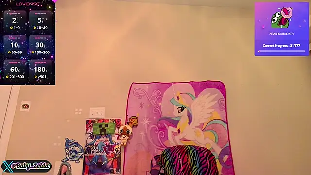 Snapshot of BabyZelda chatting on 12.19.24 BabyZelda online show from 12.19.24