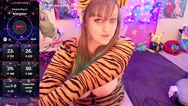 Snapshot of BabyZelda chatting on 01.06.25 BabyZelda online show from 01.06.25
