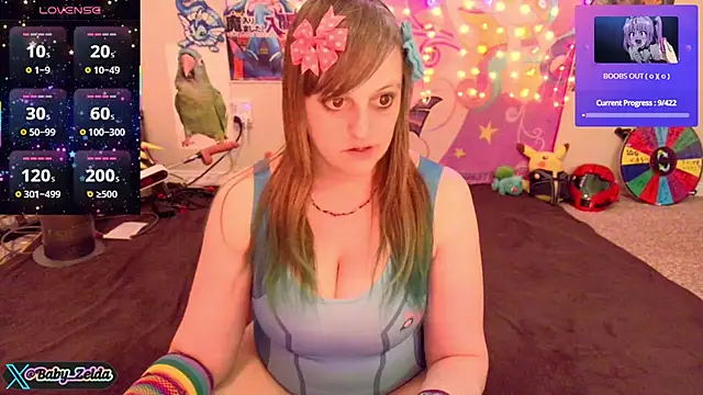 Snapshot of BabyZelda chatting on 02.07.25 BabyZelda online show from 02.07.25