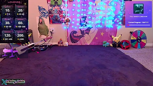 Snapshot of BabyZelda chatting on 02.21.25 BabyZelda online show from 02.21.25