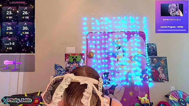 Snapshot of BabyZelda chatting on 03.08.25 BabyZelda online show from 03.08.25