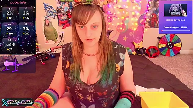 Snapshot of BabyZelda chatting on 03.17.25 BabyZelda online show from 03.17.25
