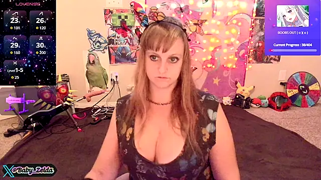 Snapshot of BabyZelda chatting on 10.01.25 BabyZelda online show from 10.01.25