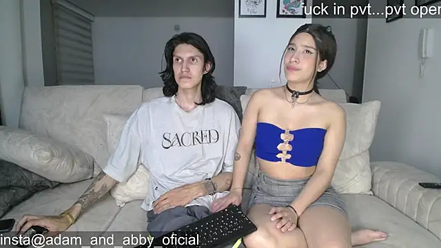 Snapshot of Adam_and_abby chatting on 04.12.26 Adam and abby online show from 04.12.26