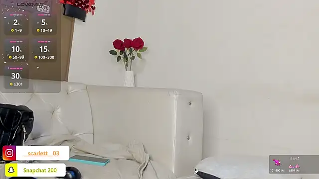 Snapshot of Scarlet_03 chatting on 02.25.25 Scarlet 03 online show from 02.25.25