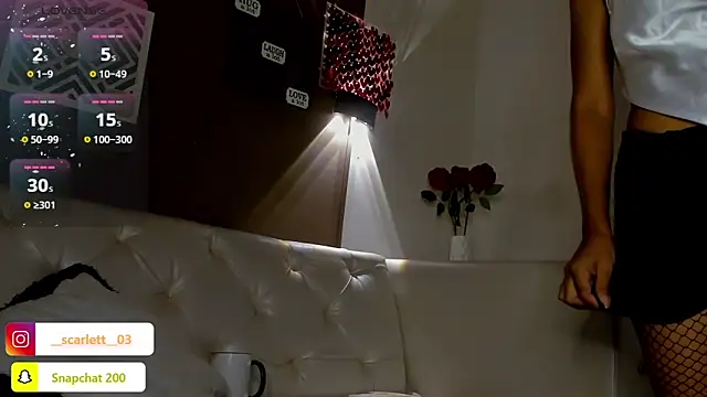 Snapshot of Scarlet_03 chatting on 02.27.25 Scarlet 03 online show from 02.27.25