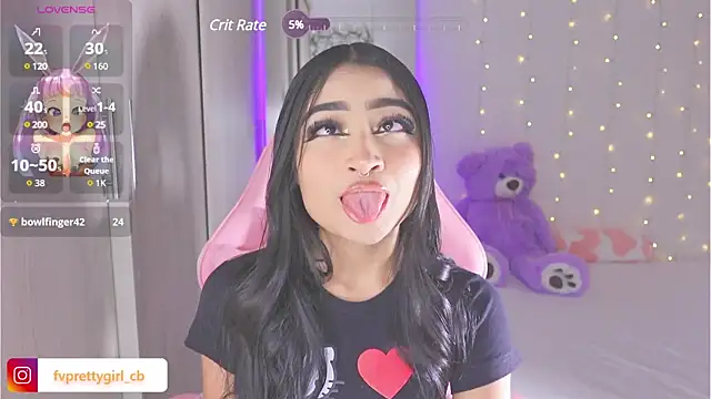 urfavprettygirl online show from 03.14.25