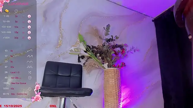 Snapshot of Karla-Ebony chatting on 10.15.25 Karla-Ebony online show from 10.15.25