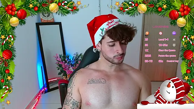 Snapshot of Ares_blue chatting on 12.20.24 Ares blue online show from 12.20.24