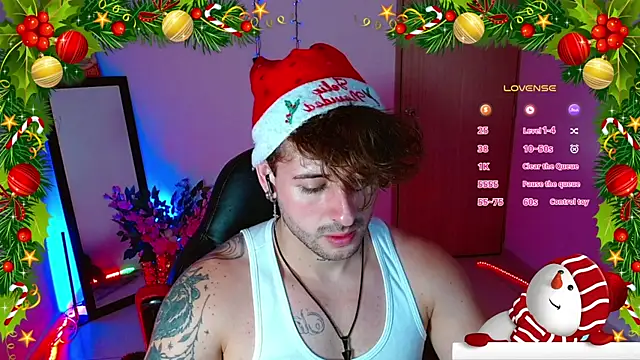 Snapshot of Ares_blue chatting on 12.23.24 Ares blue online show from 12.23.24