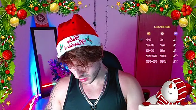 Snapshot of Ares_blue chatting on 12.24.24 Ares blue online show from 12.24.24