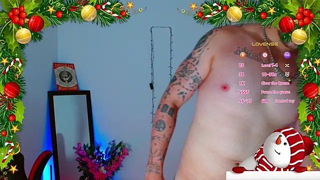 Snapshot of Ares_blue chatting on 12.24.24 Ares blue online show from 12.24.24