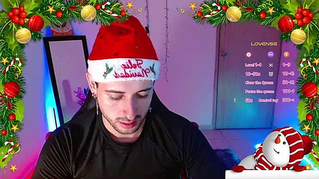 Snapshot of Ares_blue chatting on 12.26.24 Ares blue online show from 12.26.24